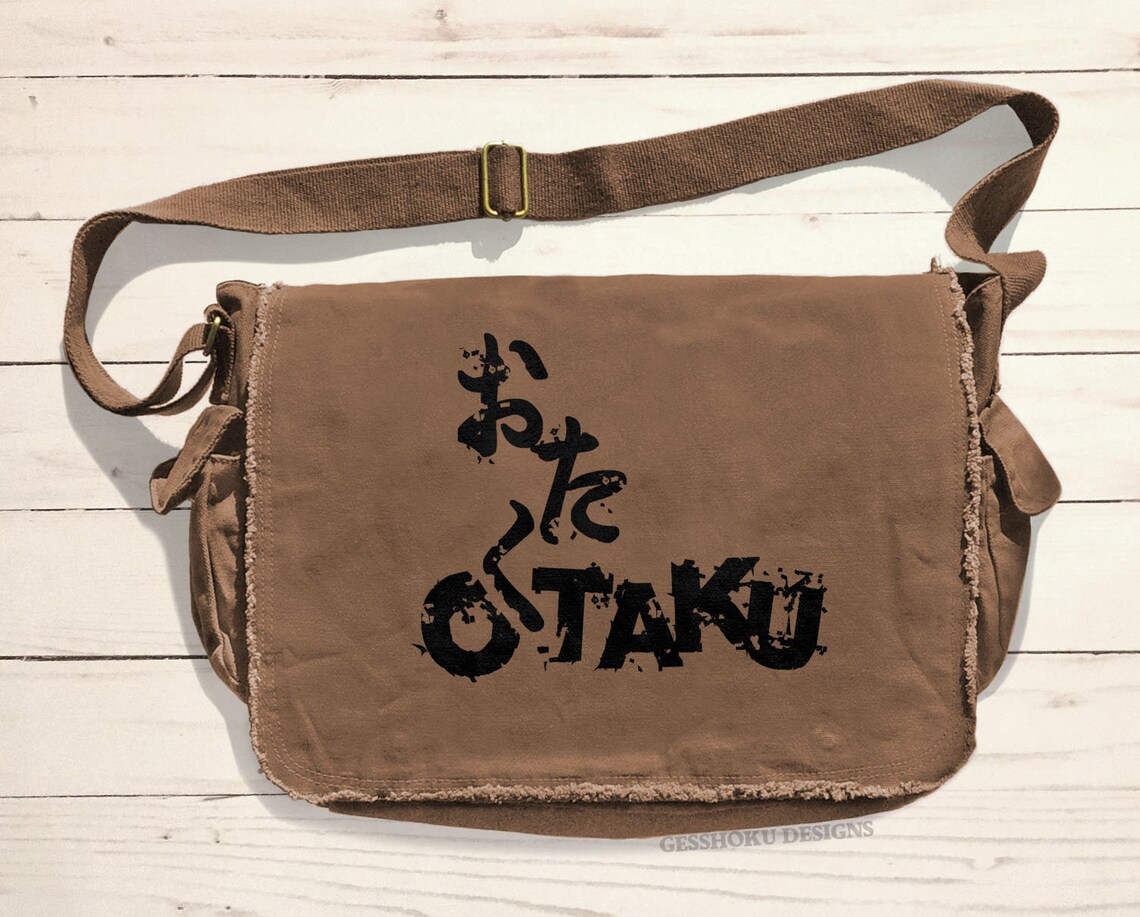 Otaku Messenger Bag Anime laptop bag canvas school bag anime Etsy