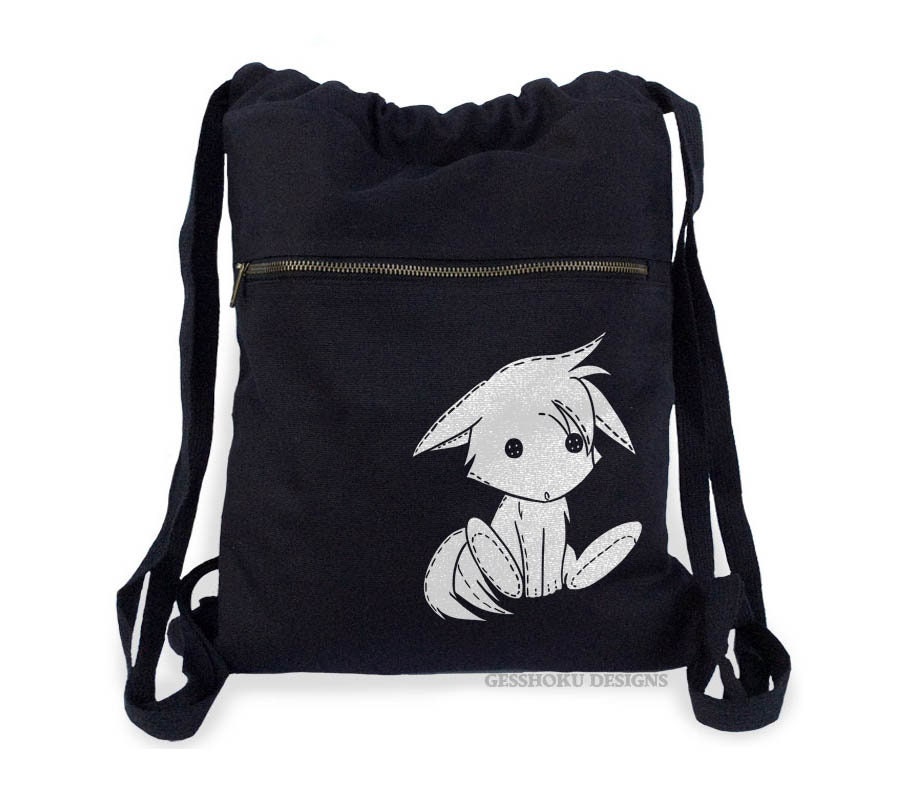 Kitsune Fox Backpack Cute Fox Bag Kawaii Anime Fox Etsy