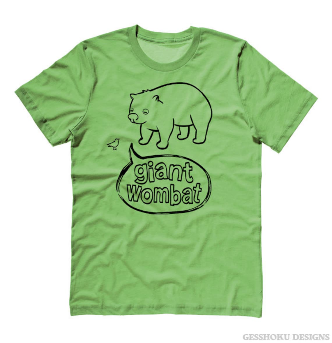 Funny Animal Shirt Giant Wombat tshirt funny shirts with Etsy