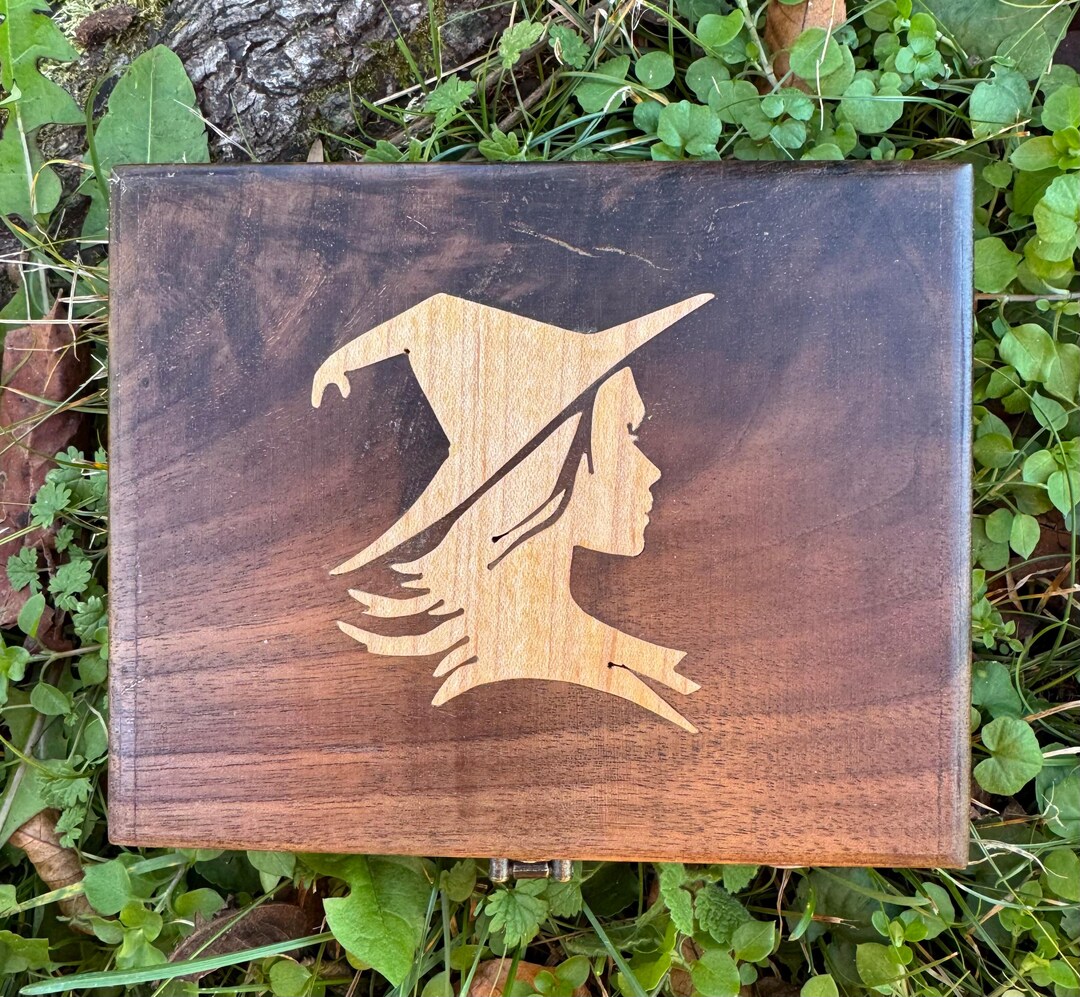 Inlay Witch Box With Ritual Items, Altar, Herbs, Crystal Box, Witchy ...