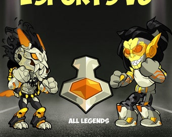 Brawlhalla - Esports v5 Farben - Alle Legenden