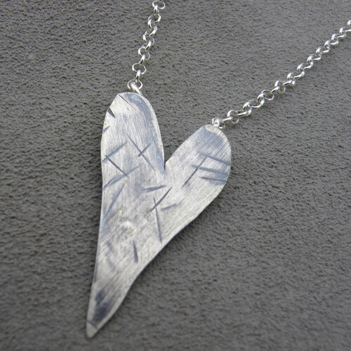 Heart Necklace Scared Heart Pendant shops