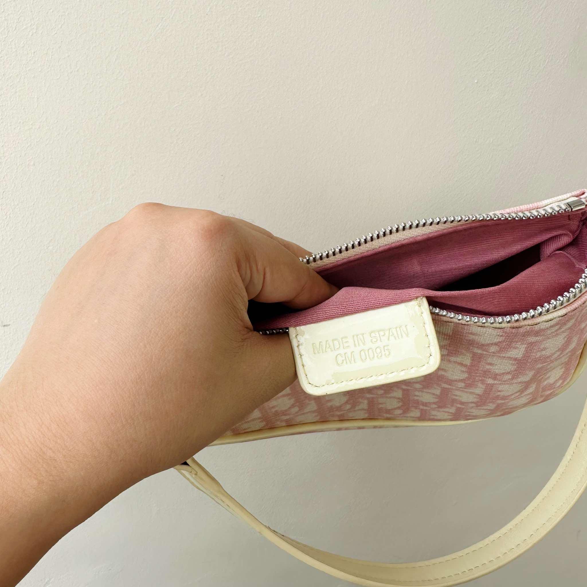 Dior pink saddle sales