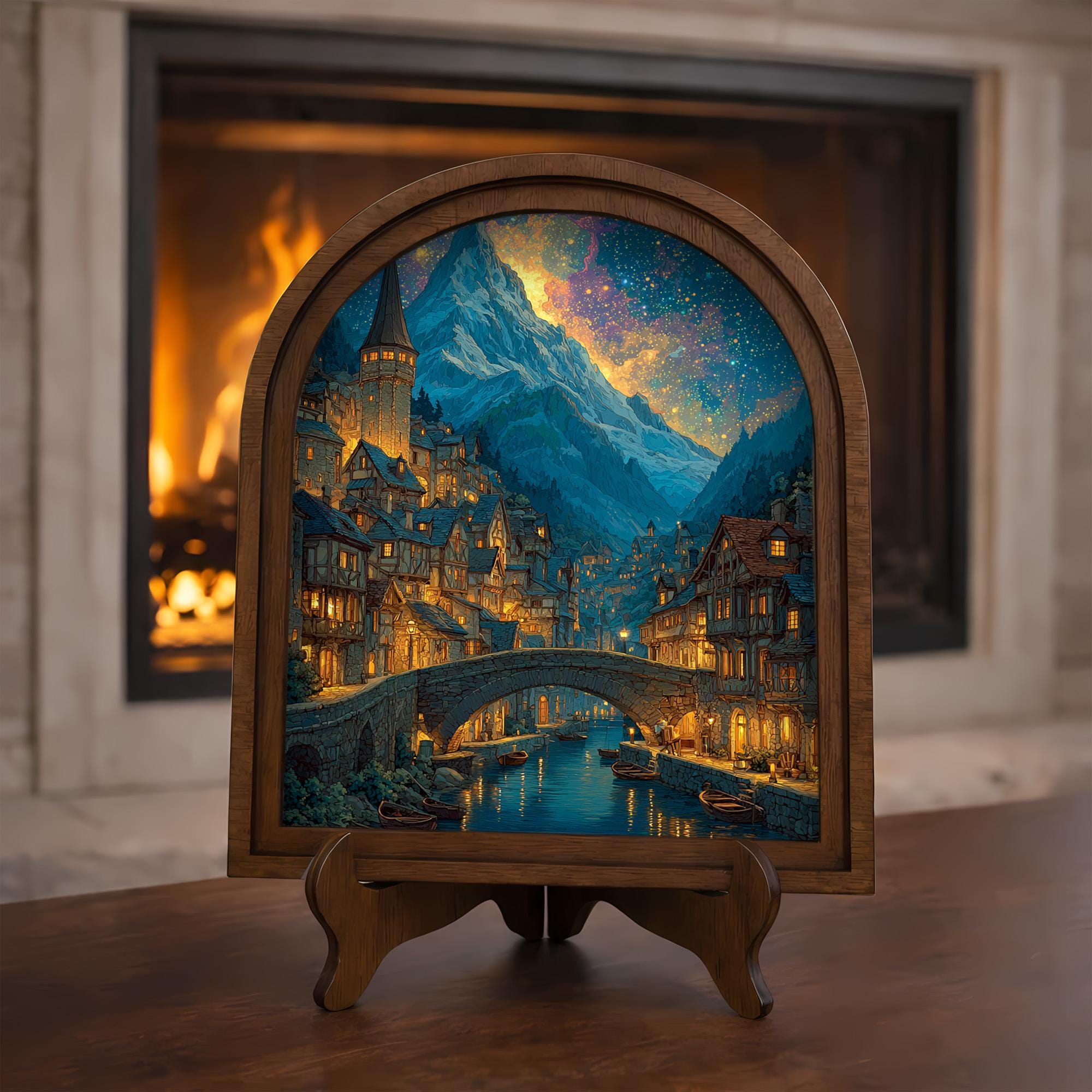 Velaris City Arch Frame, City of Starlight Wall Art, Night Court ACOTAR ...