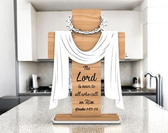 Christian Faith Symbol Design, Religious Ornament for Cricut & Laser Cutting , Instant Digital Download