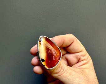 Size 8.5 - Montana Agate Statement Ring