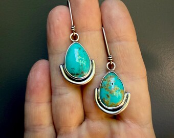 Turquoise & Sterling Silver Dangles