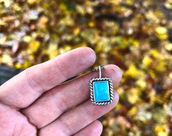 Seven - Simple Turquoise Necklaces - Silversmith - Metalsmith Jewelry
