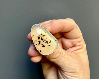 Size 8 - Montana Agate Statement Ring