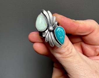 Size 7.25 - Turquoise Statement Ring