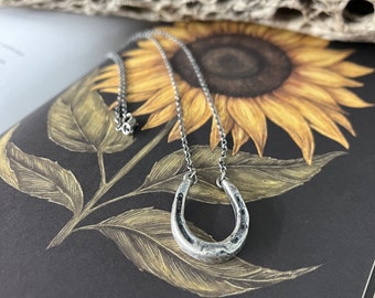 Horseshoe Necklace - Silversmith - Metalsmith Jewelry