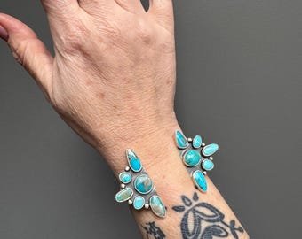 Turquoise Cluster Statement Cuff