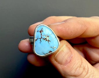 Size 8.75 - Golden Hills Turquoise Statement Ring