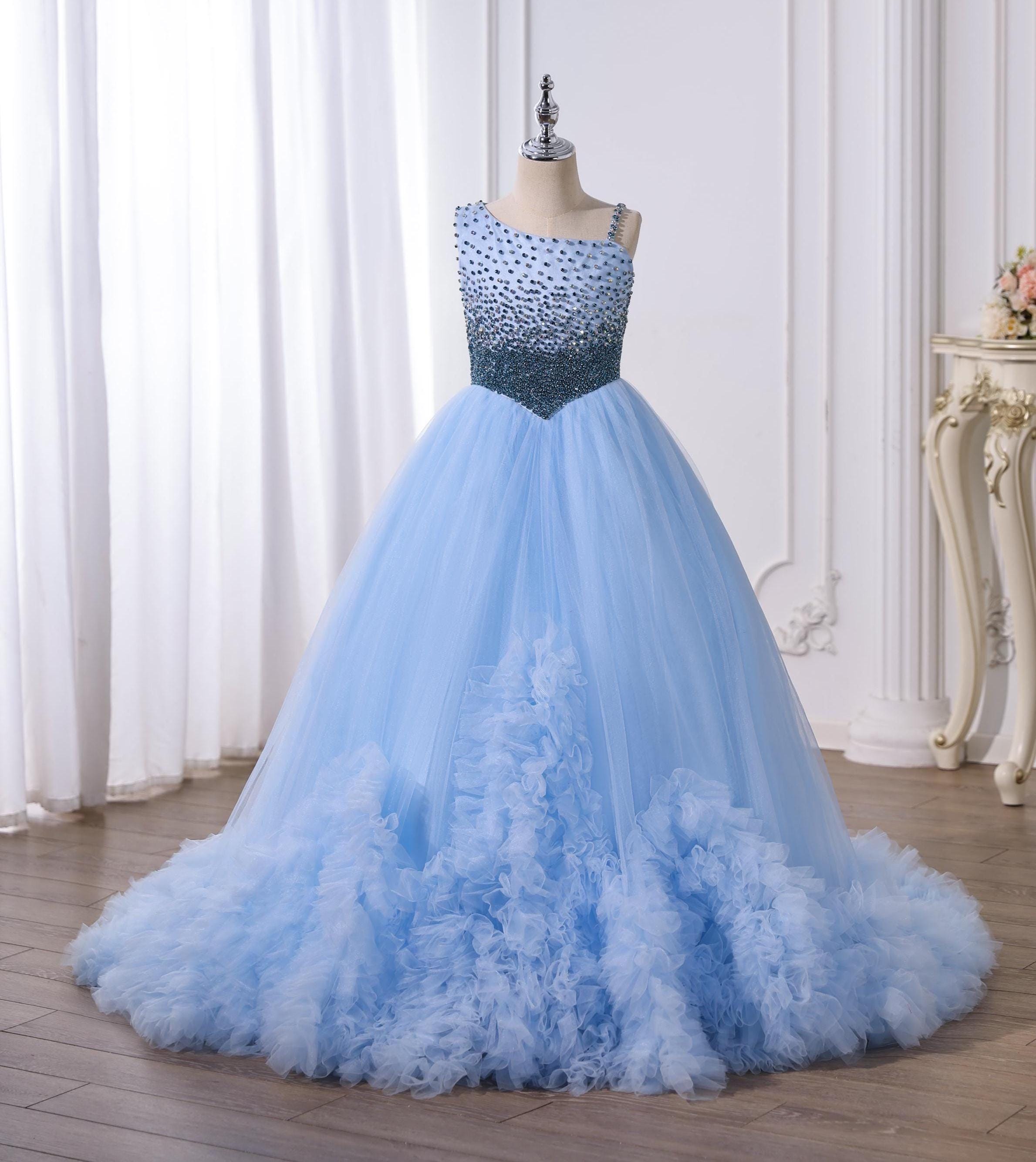 Girls Dresses Light Blue Size 10