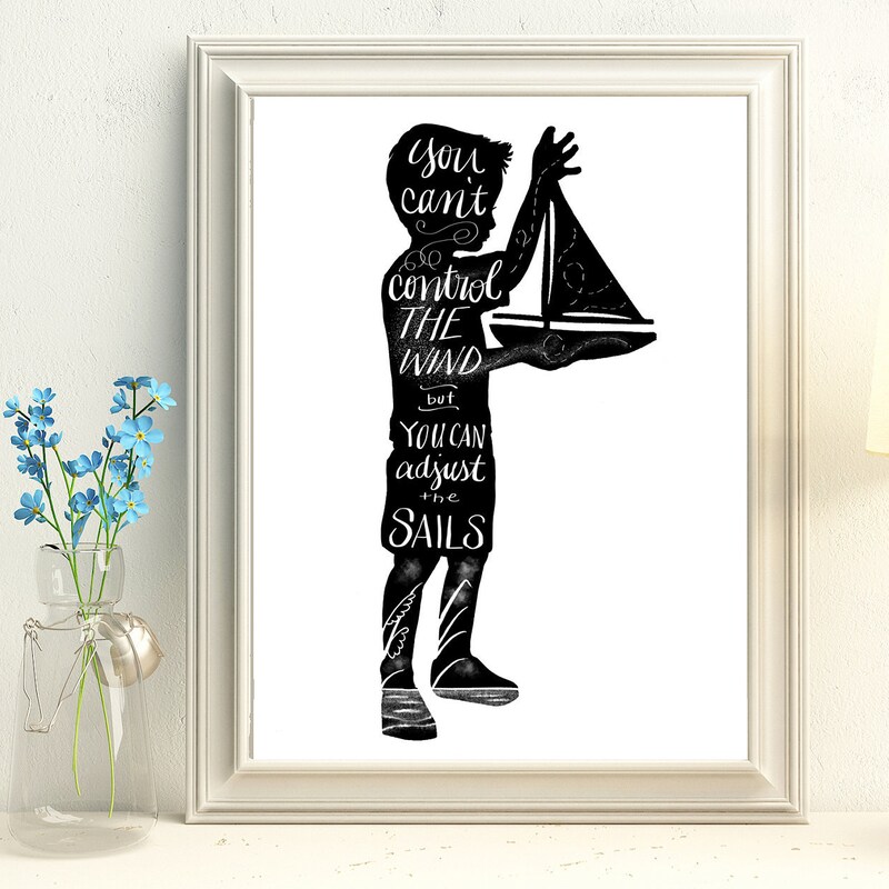 Brush Script Quote - Etsy