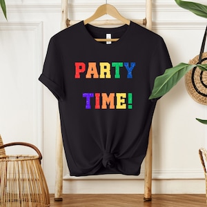 Party Time Birthday Shirt: Custom Celebration Gift