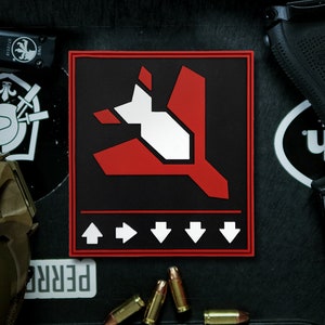 Helldivers 500kg bomb PVC Patch