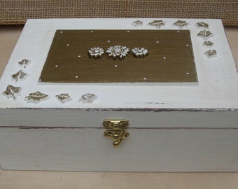 WOODEN JEWELRY BOX, jewelry box vintage, jewelry display*** Buy 1 From The Shop And Get 1 Small Gift ***