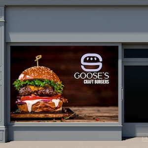 Custom Storefront Window Decals - Business Logos, Store Hours, Photos, Etc.