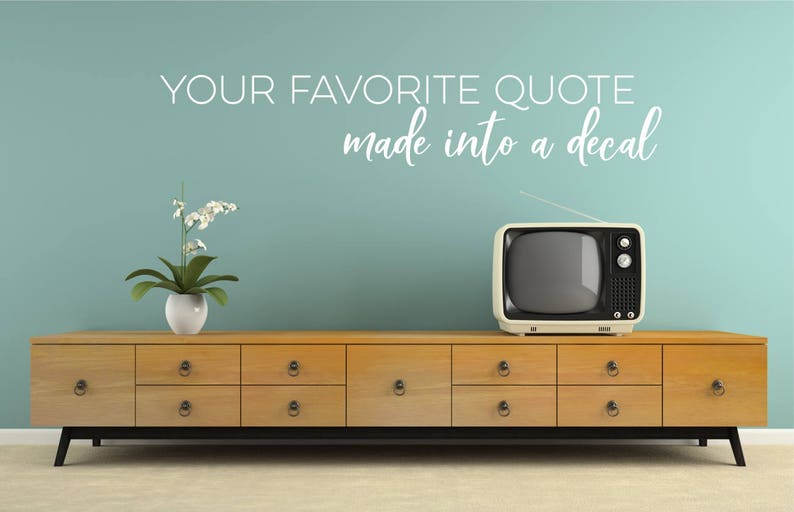 Custom Wall Decal Quote Create Your Own Custom Wall Words image 2