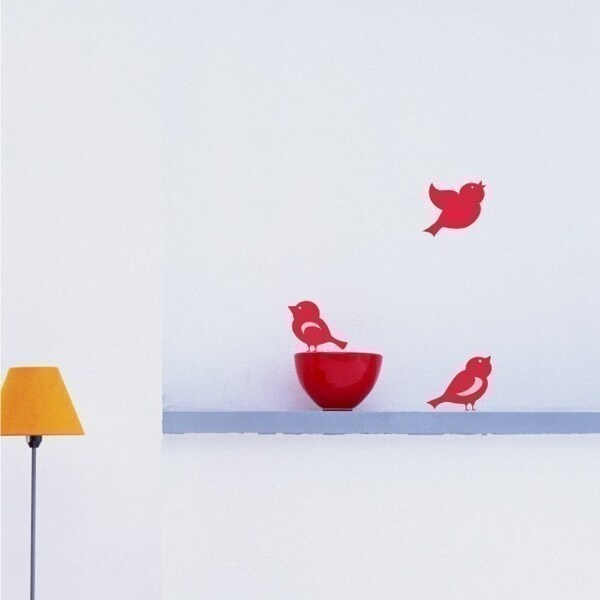 3 Little Birdies Vinyl Wall Decals Stickers Art Graphics