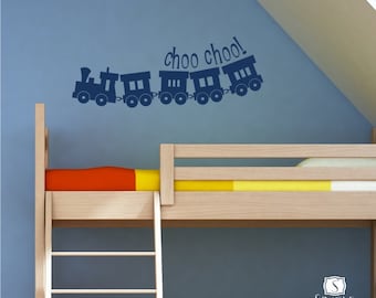 Nursery Choo Choo Train Wall Decal - Vinyl Wall Decals Stickers Art Graphics Custom Home Decor