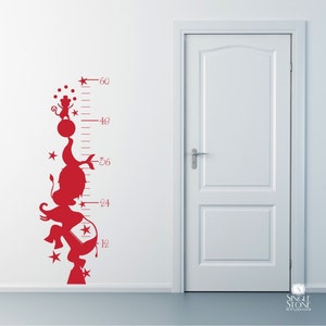 Kindergarten Zirkus Wachstum Diagramm Wandtattoo - Kindergarten-Wand-Kunst-Custom-Home Decor