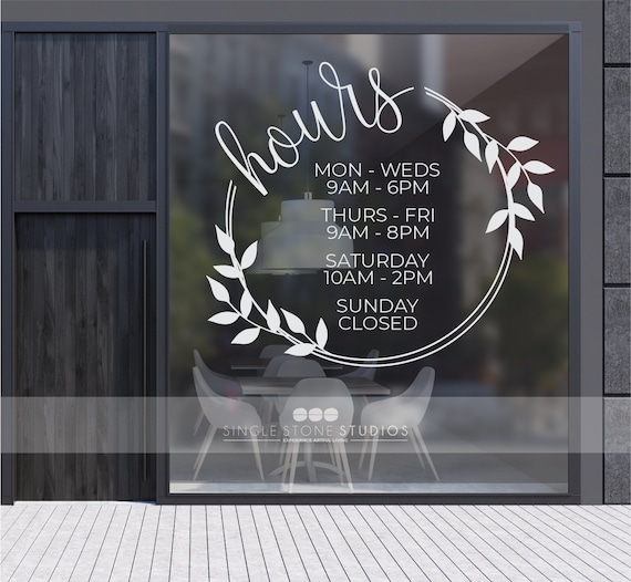 Window decal custom deals