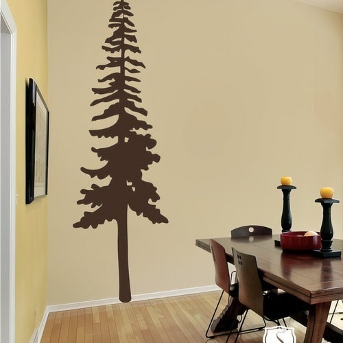Vinilo decorativo de pino para pared - Adhesivos de vinilo para pared - Decoración personalizada para el hogar