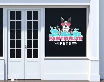 Custom Storefront Window Decals - Business Logos, Store Hours, Photos, Etc.