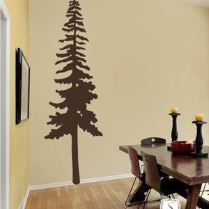 Pine Tree Wall Decal - Vinyl Wall Stickers Art Custom Home Decor