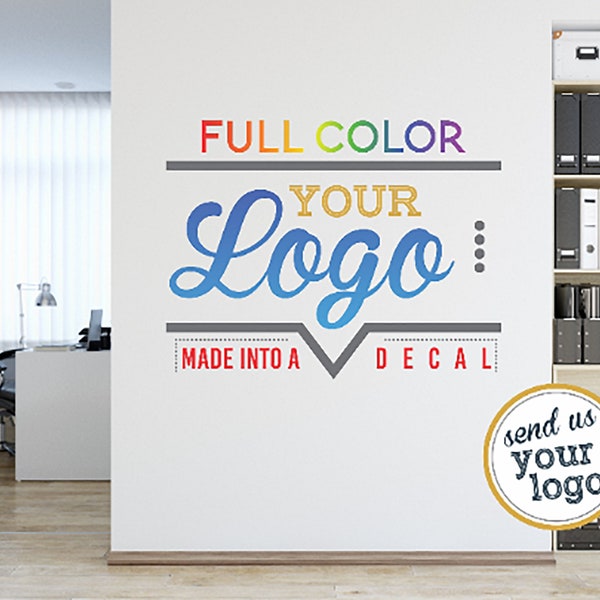 Custom Storefront Window and Wall Decals - Business Logos, Store Hours, Photos, Etc.