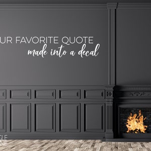 Custom Wall Decal Quote Create Your Own Custom Wall Words image 1