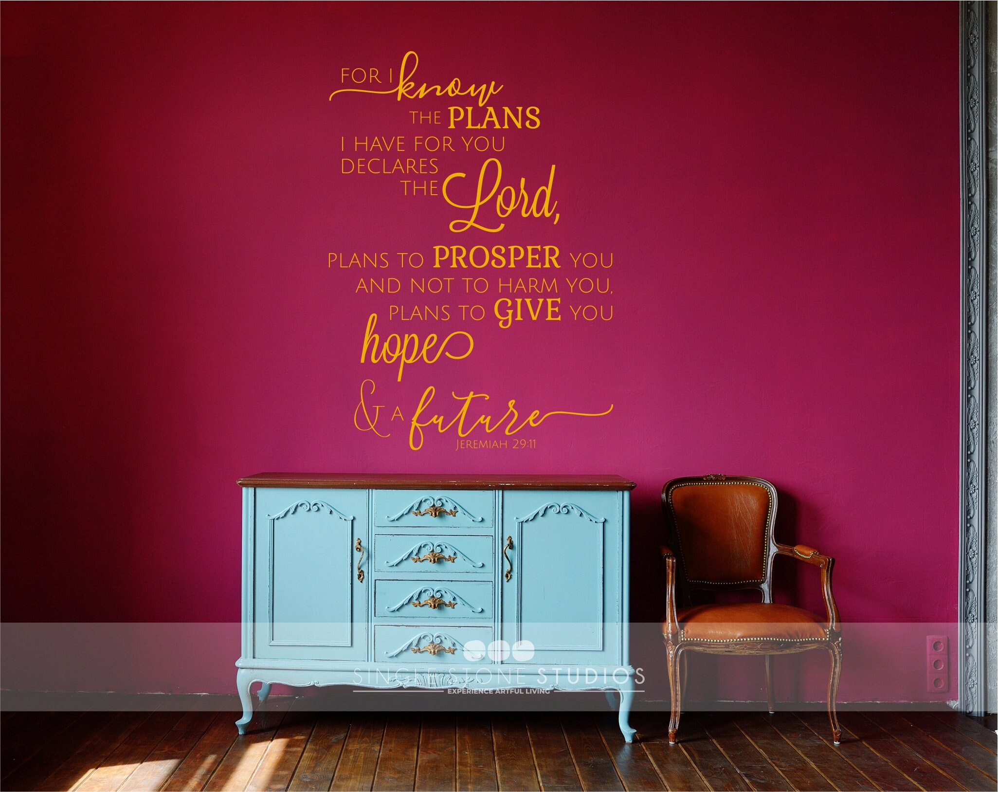 Jeremiah 29:11 Bible Verse Wall Vinyl Wall Stickers Art Diy Quote Window  Home Living Room Decal Church Poster - Wall Stickers - AliExpress