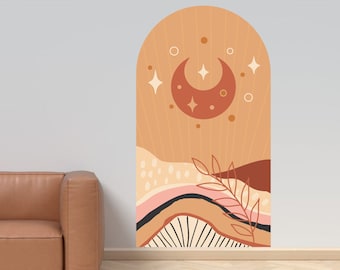 Boho Window Arch - Vinyl Wall Sticker Art Custom Home Decor