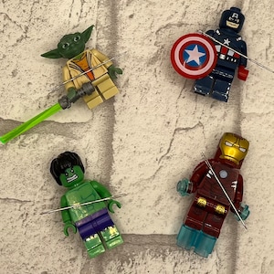 Superhero Needle minders - Comic book needle minders - magnetic needle minder for cross stitch & embroidery - cross stitch gift