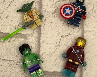 Superhero Magnetic Needle Minder - Cross Stitch & Embroidery Gift