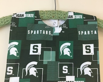 Bib for Baby or Toddler -  Michigan State University MSU Spartans