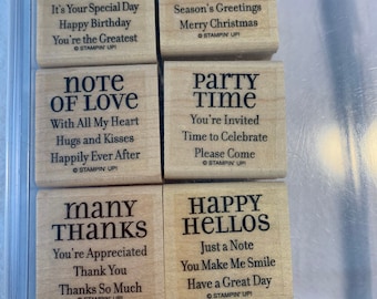 Lots of Thoughts Stampin Up stamp set