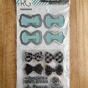 Richard Garay The Details Stempel & Die cut Set Gentleman Bowties