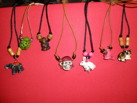 Animal Totem Necklace Animal Pendant Spirit Animal Necklace Rear View Mirror Charm