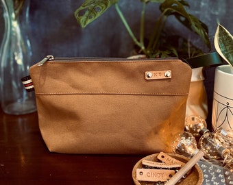 Personalisierte Make-up-Tasche, Weihnachtsgeschenk, Kosmetiktasche, Geschenk für die Brautparty– Kelly – wasserabweisend