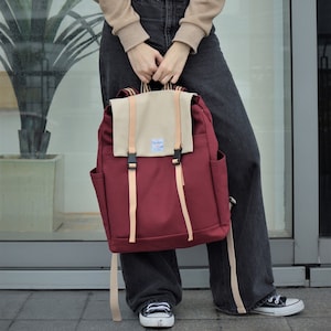 Work backpack with water bottle holder cheap