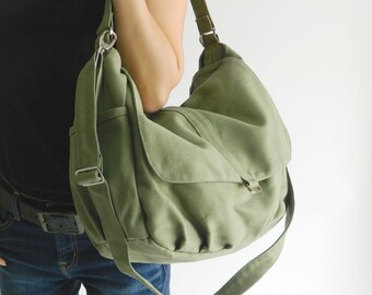 Messenger Retro Stache Stripes Cross Body Shoulder Messenger Laptop Bag
