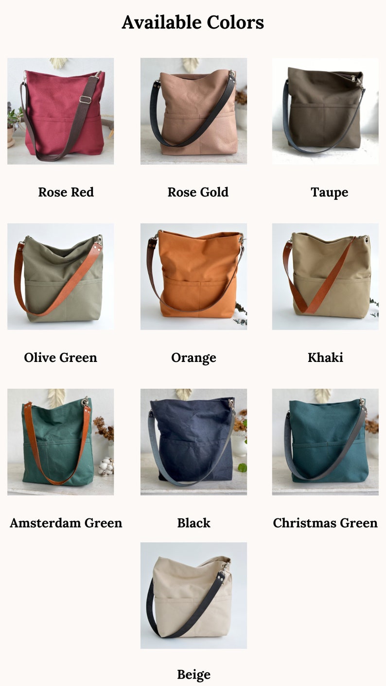 Women Casual Tote Bag Hobo Shoulder Bag Canvas Tote Bag - Etsy