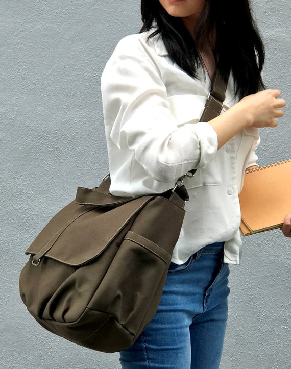 Womens canvas satchel bag sale