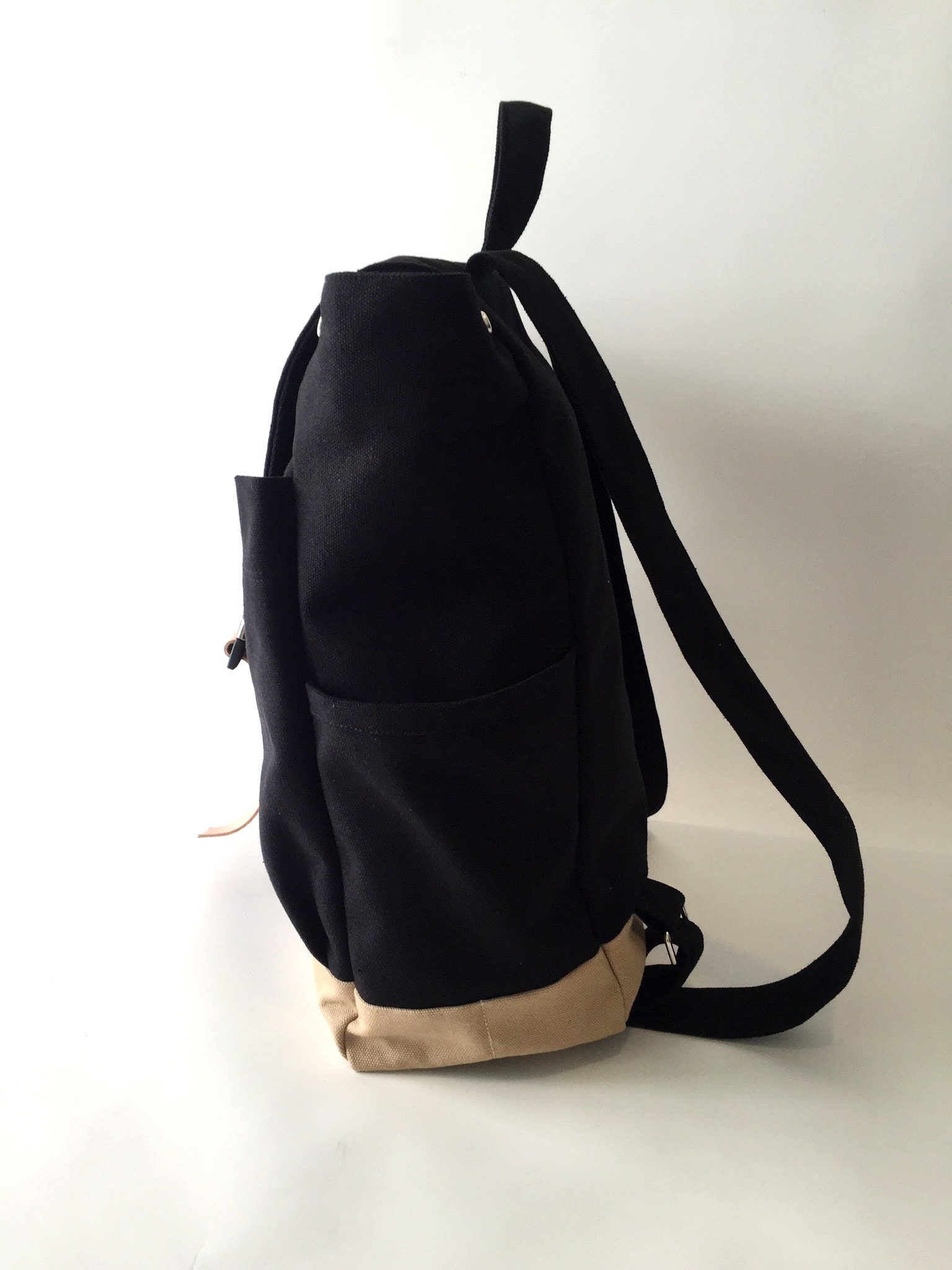 未使用級 Y'S 2way LOGO CANVAS NAPSACK size F 未使用級 Y'S 2way LOGO CANVAS NAPSACK size F
