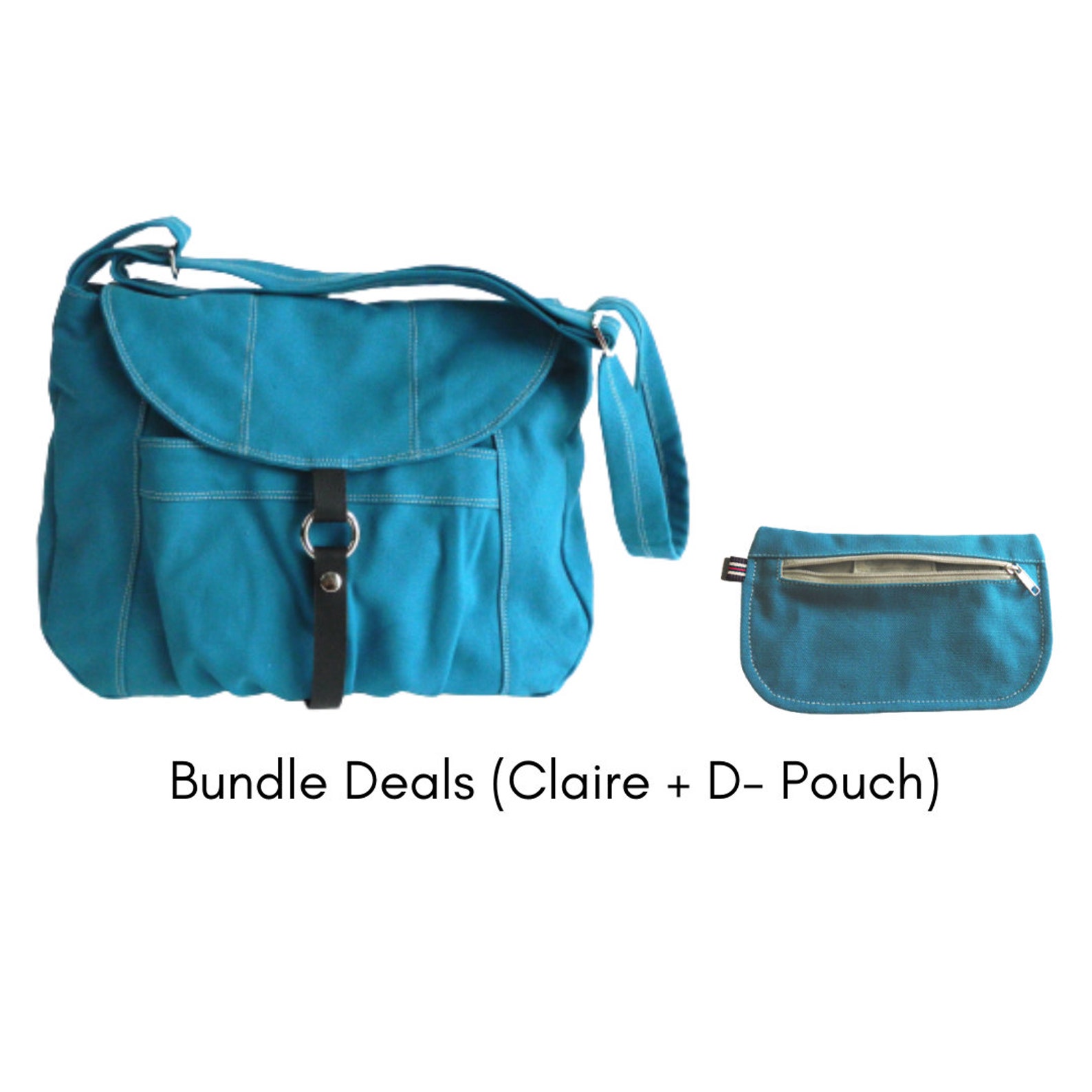 Women Messenger Bag With Zipper Crossbody Hobo Diaper Bag Etsy