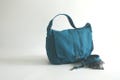Diaper Bag Women Every Day Messenger Work Bag,  Cotton Canvas CrossBody Travel bag many pockets, Canvas Bag for Laptop - TEAL no.18 DANIEL