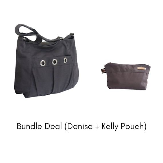 MARCO M KELLY Small Sling Bag For Women - Casual Canvas Fanny Daypack With Adjustable Strap